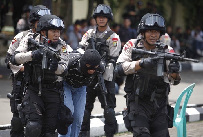 Indonesia arrests militant planning bomb strike on Myanmar embassy